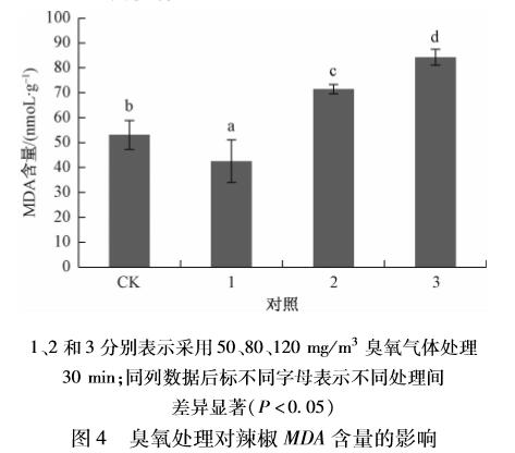 臭氧對(duì)辣椒種子萌發(fā)及生理指標(biāo)的影響