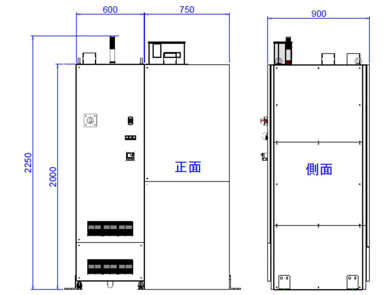 高濃度超純臭氧發(fā)生器(連續(xù)供給類型)(圖1)